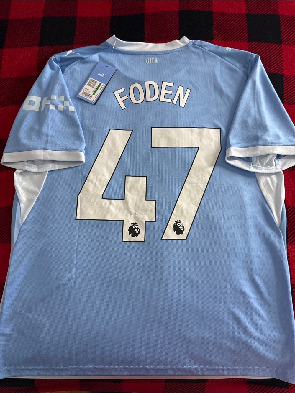 Manchester City #47 Phil Foden 2026-27 Home Puma Premier League Jersey